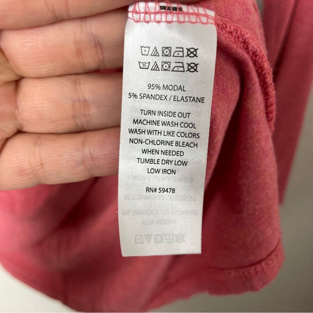 KENAR Scoopneck Sherbert Stretchy Hi Lo Top Size M - Picture 4 of 7